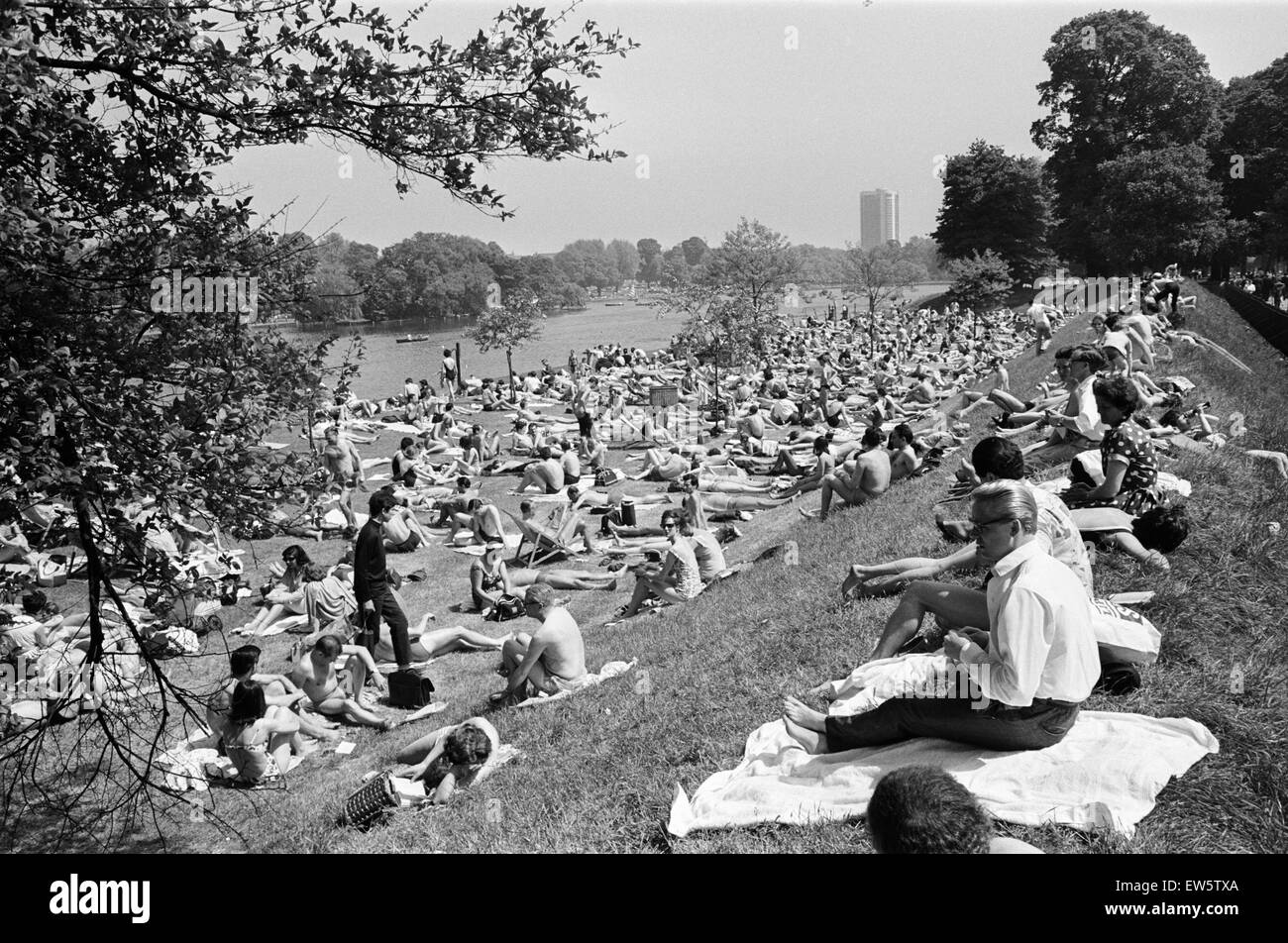 Holiday scenes in Brighton, East Sussex on the Whitsun bank holiday. 15th May 1964. Stock Photo