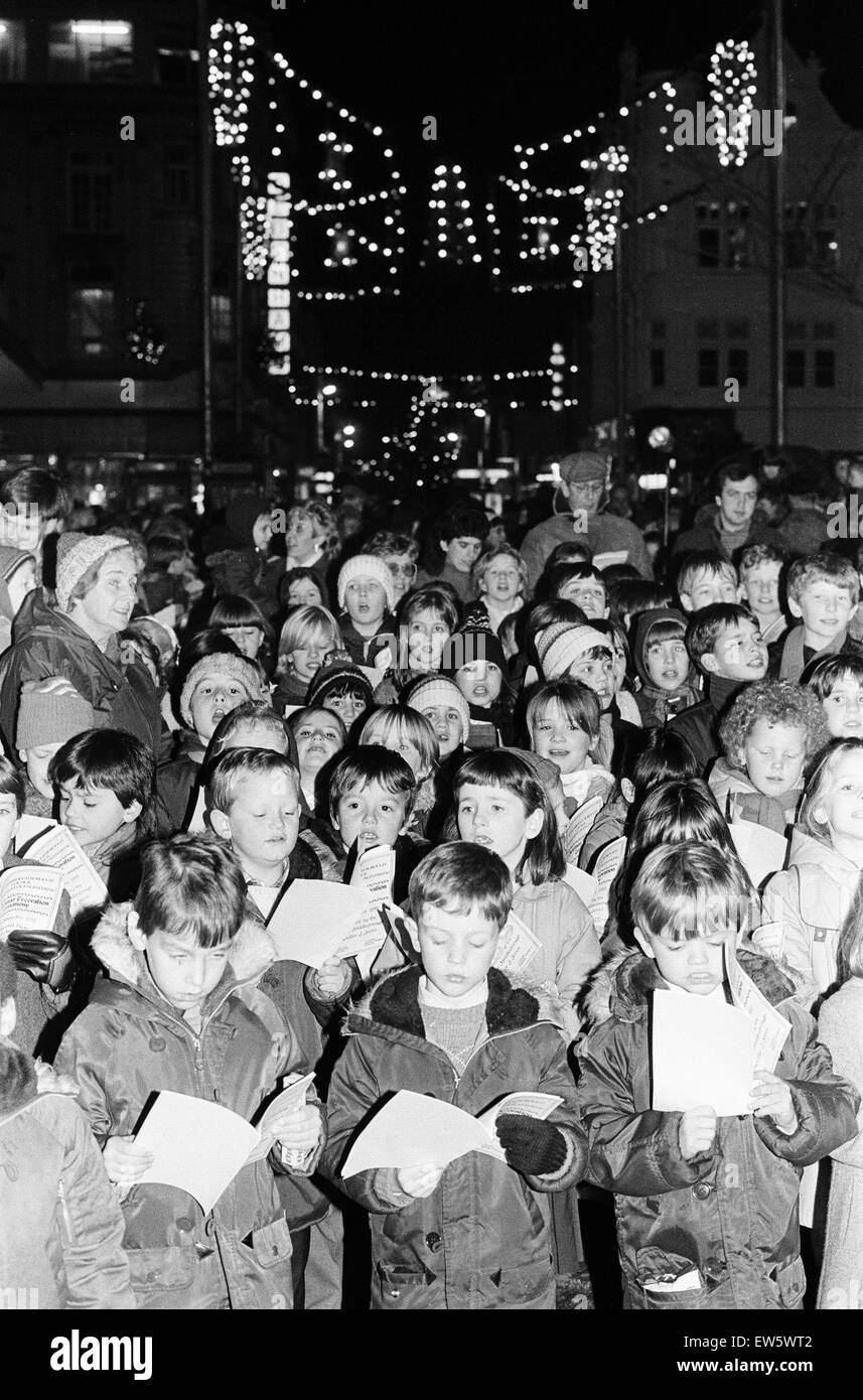 Middlesbrough Christmas Lights switched on by Mayor, Middlesbrough