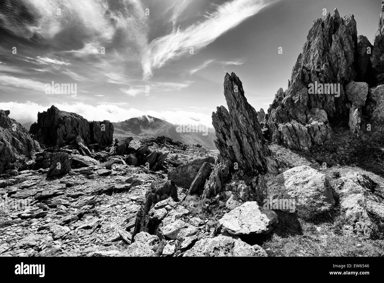 Lunar Landscape Stock Photo