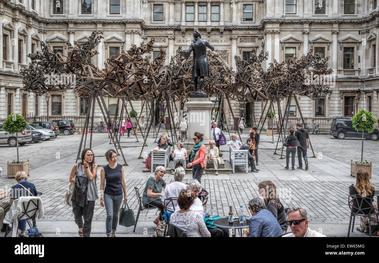 Royal Academy Courtyard Stock Photo