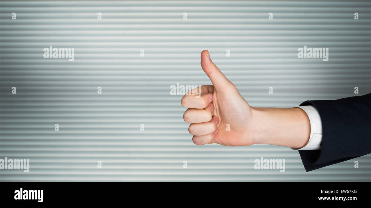 Hand showing thumbs up hi-res stock photography and images - Alamy