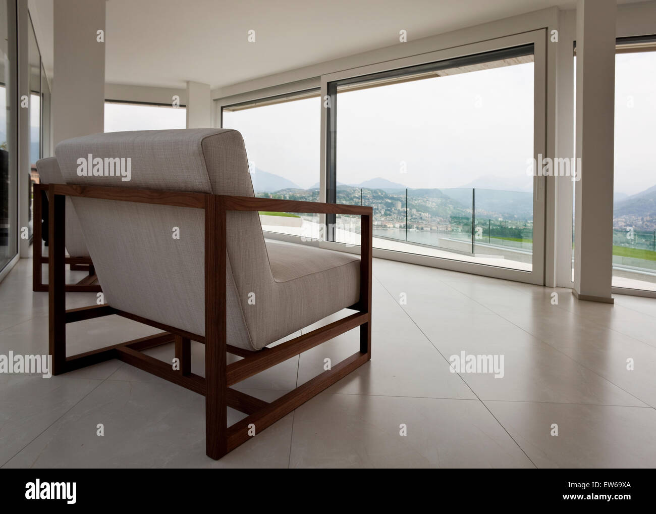 interior modern house empty Stock Photo - Alamy