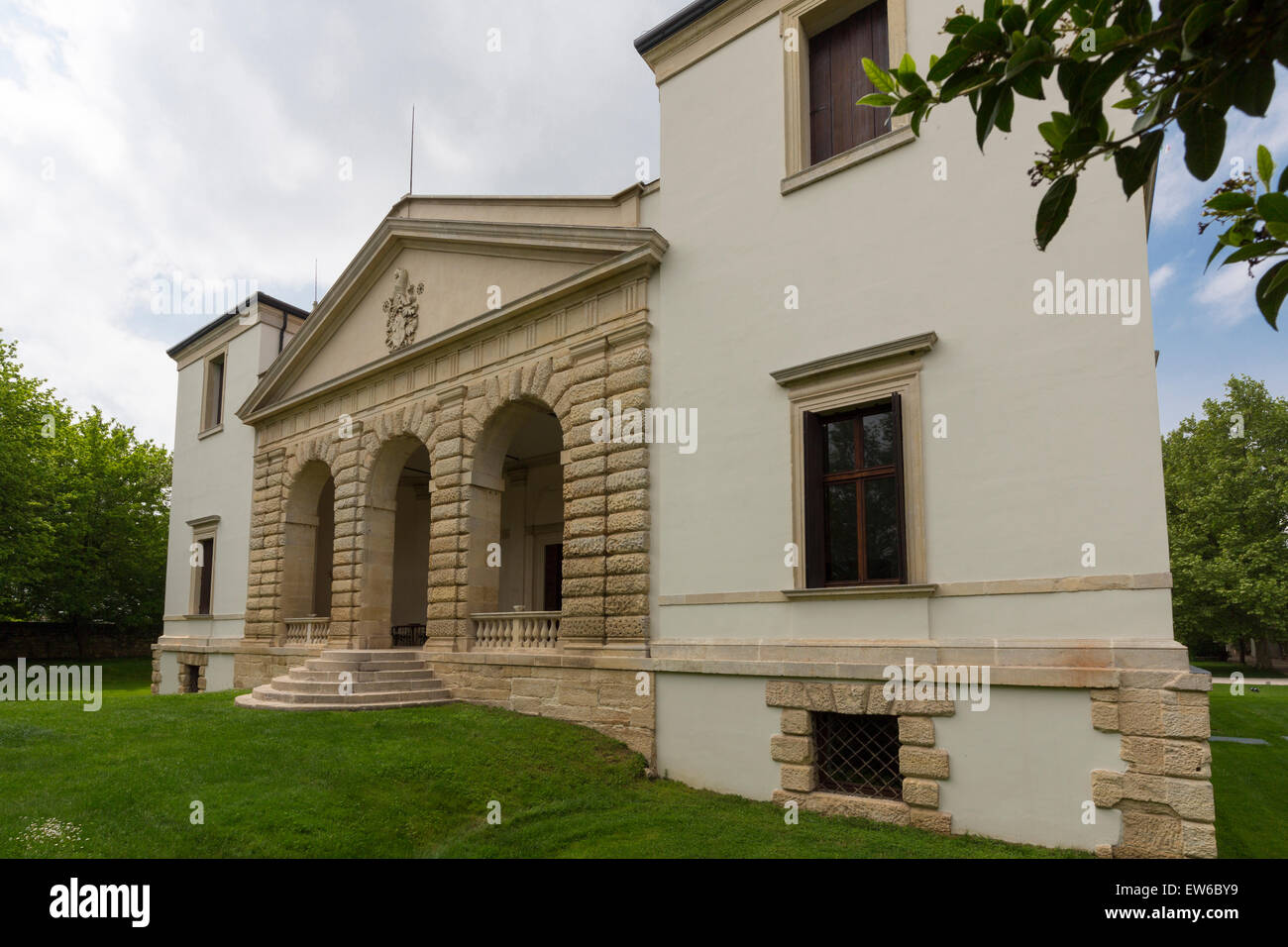 The Villa Pisani is a patrician villa designed by Andrea