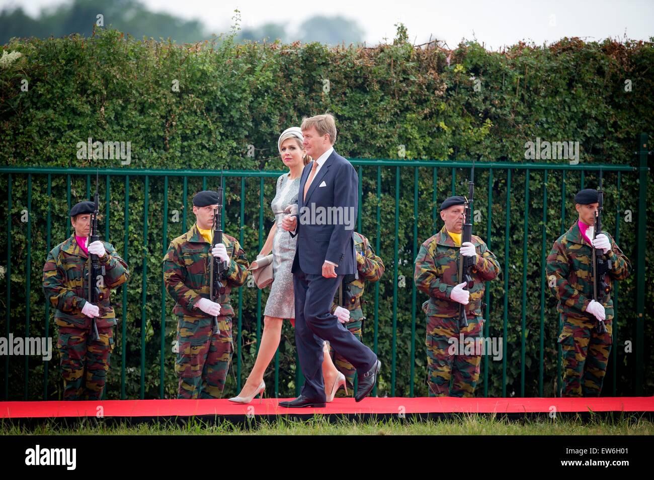 King Willem-Alexander and Queen Maxima during the official celebration ...
