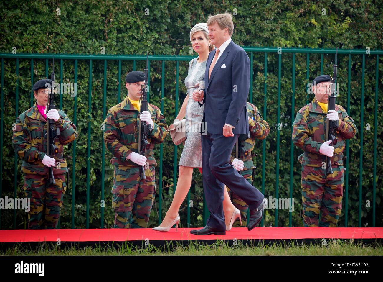 King Willem-Alexander and Queen Maxima during the official celebration ...