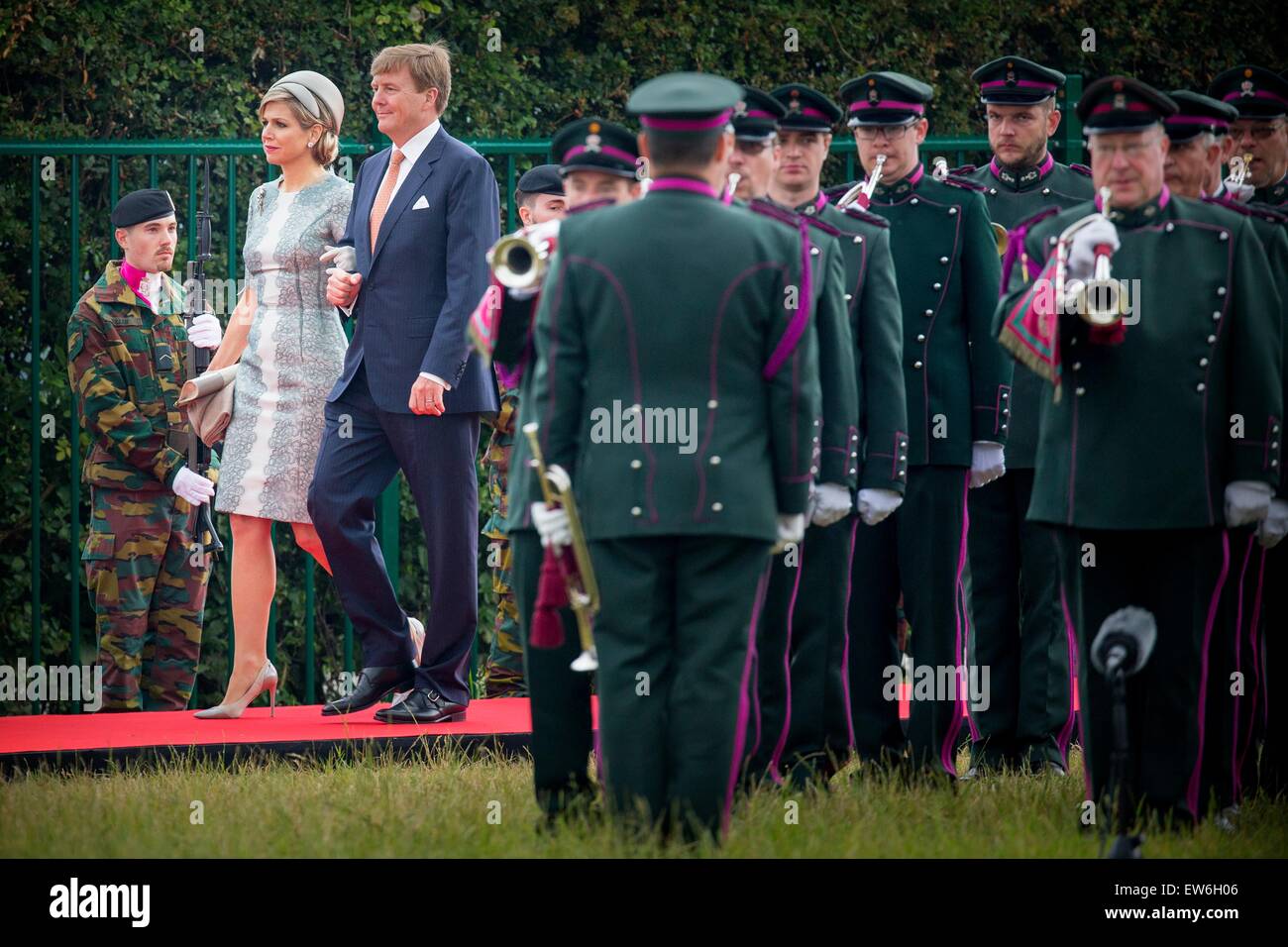 King Willem-Alexander and Queen Maxima during the official celebration ...