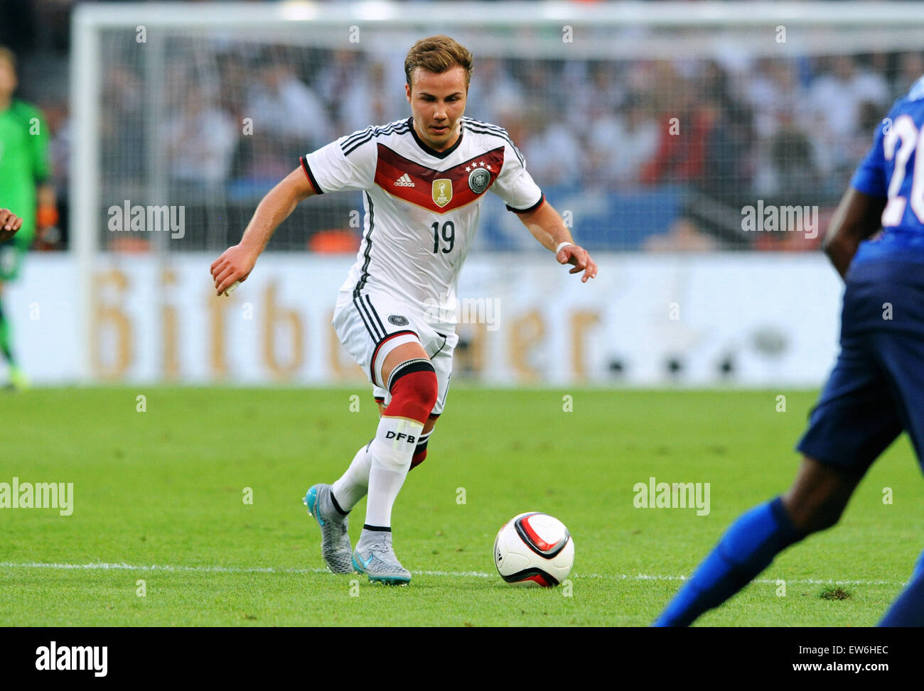 Friendlymatch at Rhein Energie Stadion Cologne: Germany vs USA: Mario Goetze (GER) Stock Photo