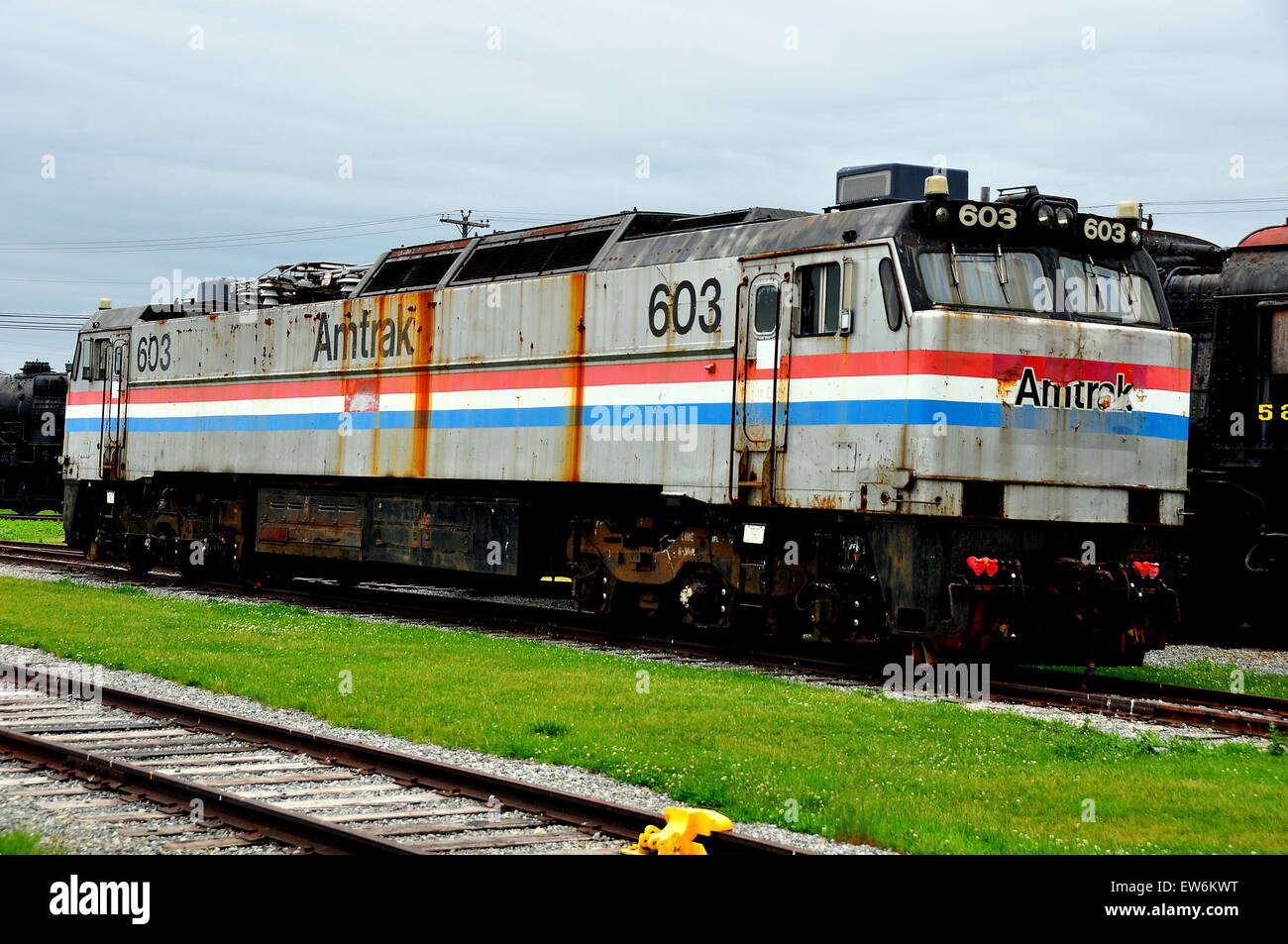 Strasburg, Pennsylvania: Amtrak Metroliner electrified engine in the ...