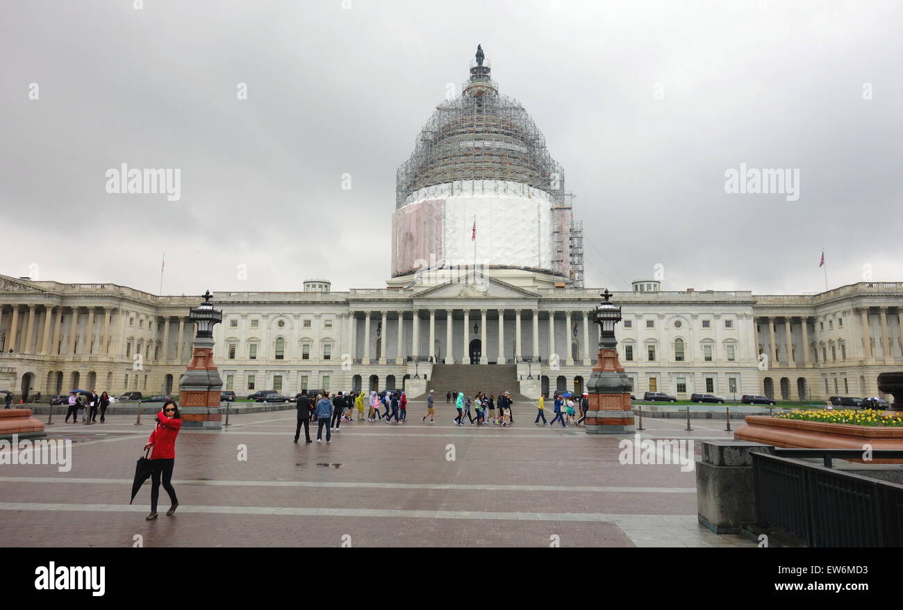 The United States Capitol building in Washington DC Stock Photo