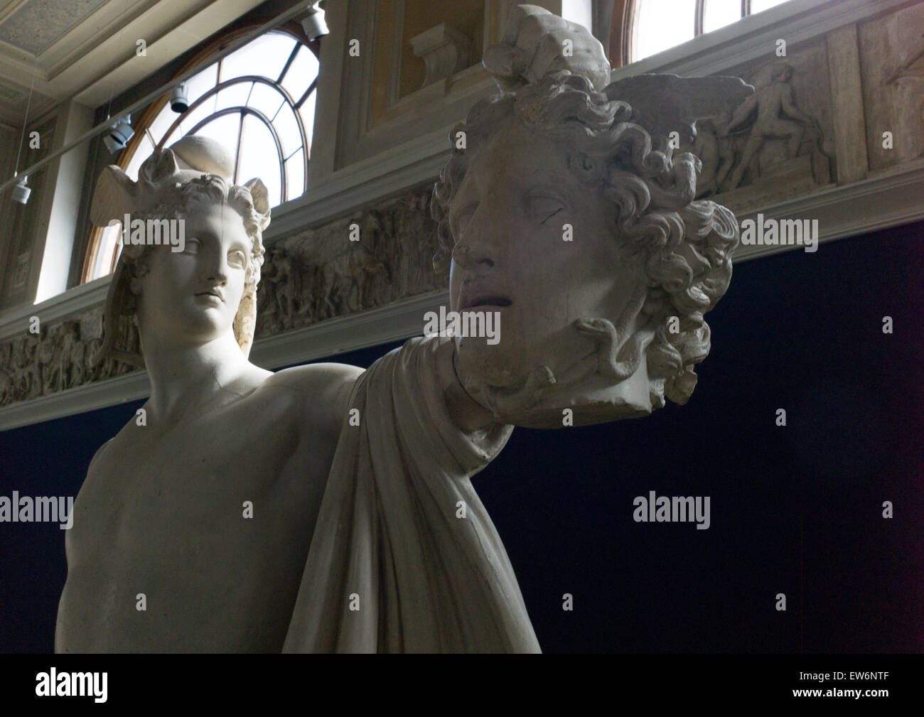 perseus and Medusa, marble statues, Carlsberg museum Stock Photo Alamy