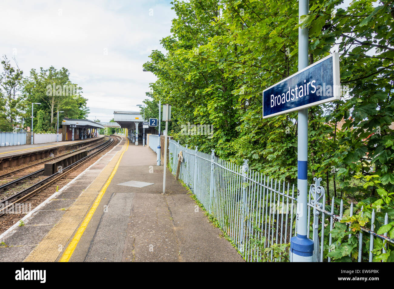 Broadstairs Railway Station Kent UK Stock Photo Alamy