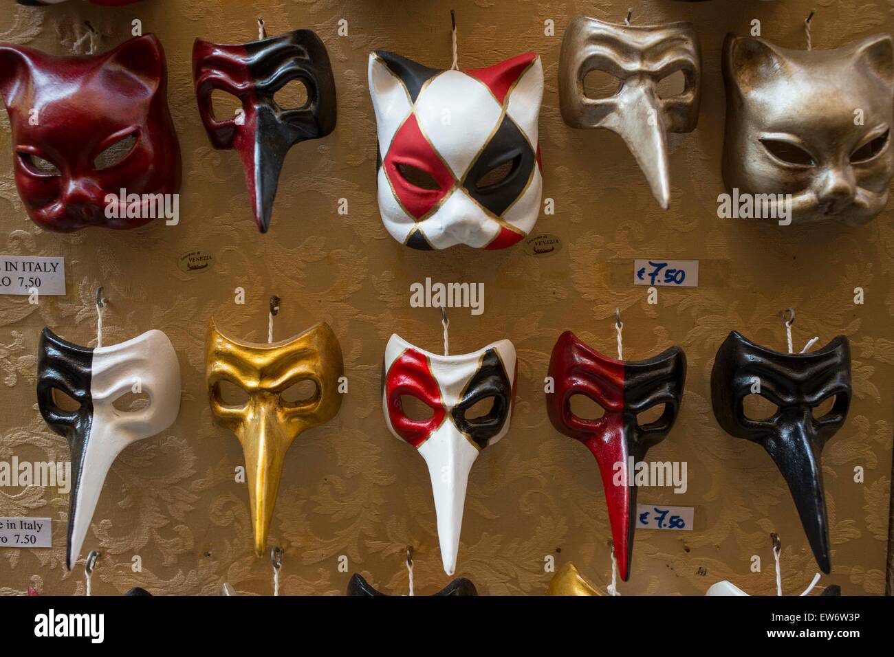 Venetian masks Stock Photo