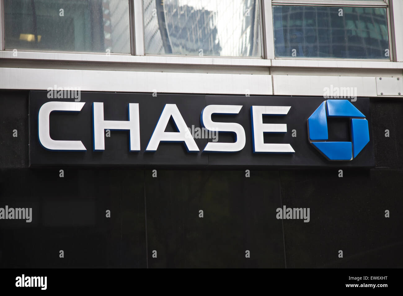 Chase Bank in Manhattan, New York, United States of America Stock Photo