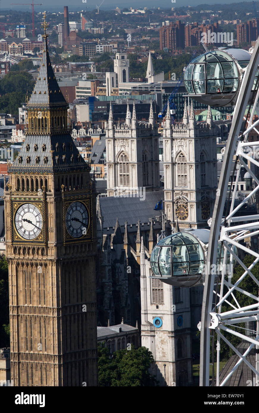 View Of Big Ben From The London Eye Stock Photo Alamy view-of-big-ben-from-the-london-eye-stock-photo-alamy