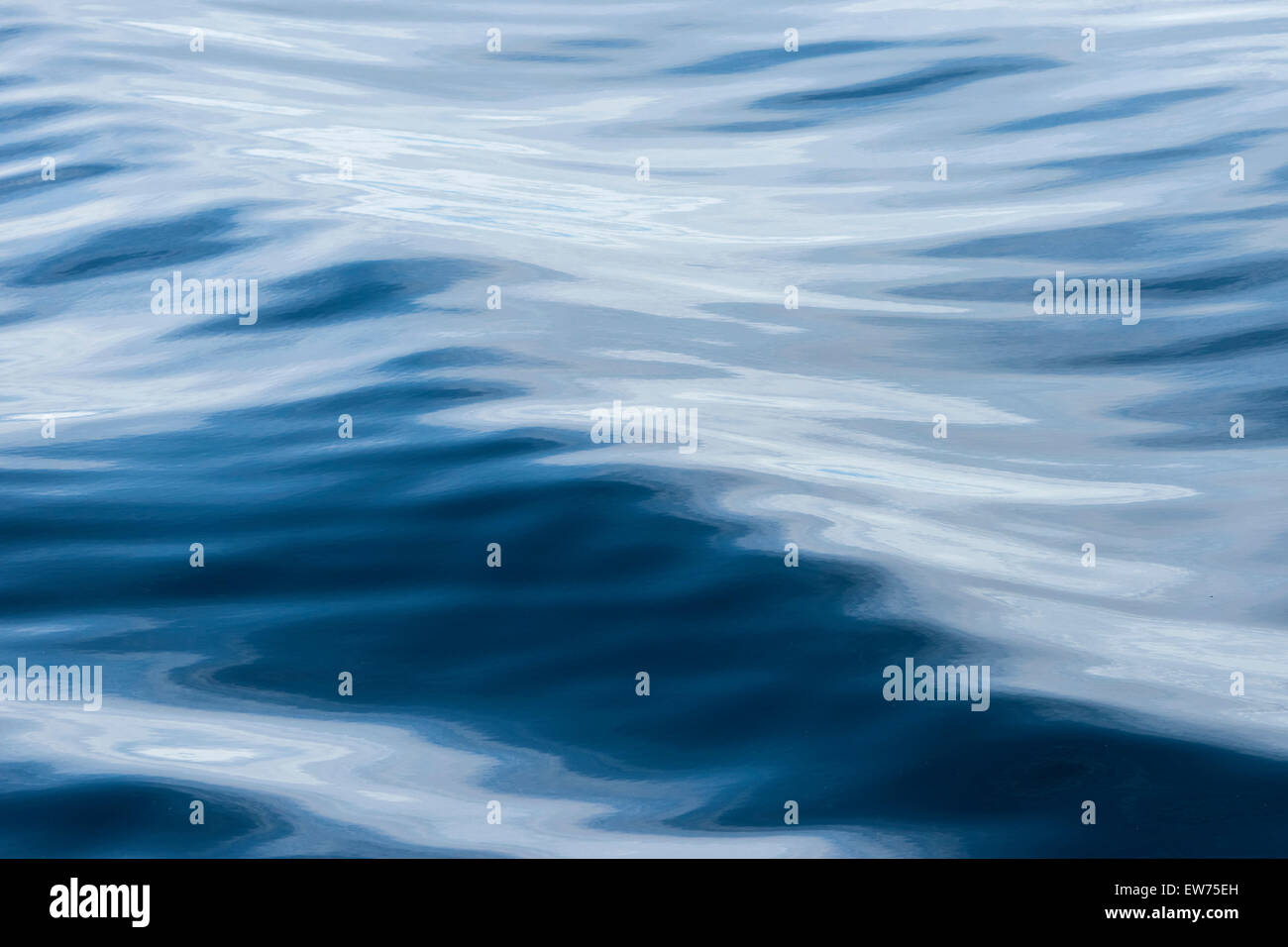 Wave, surface of the sea, Denmark Strait, Greenland Stock Photo