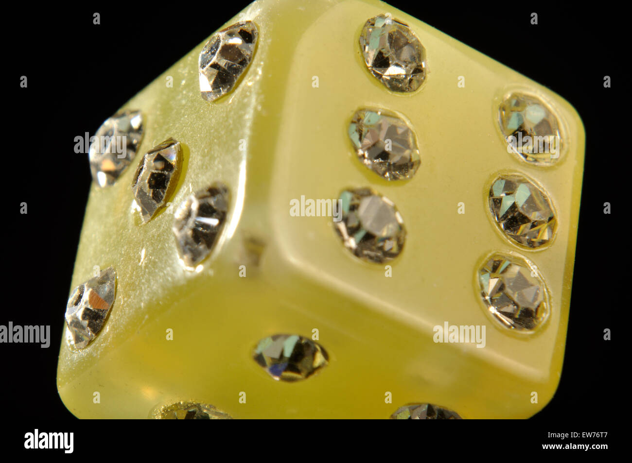 Green zirconia mineral stone dice in studio setting Stock Photo Alamy