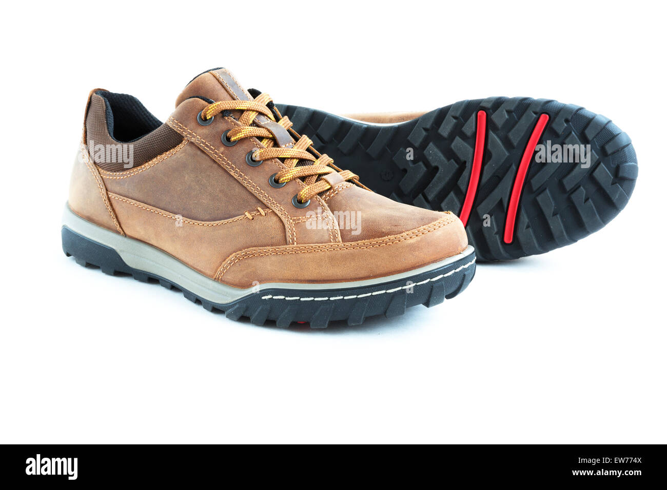 isolated male modern style jogging shoes Stock Photo