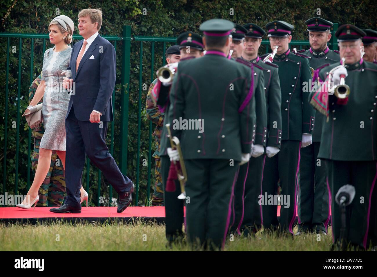 King Willem-Alexander and Queen Maxima during the official celebration ...
