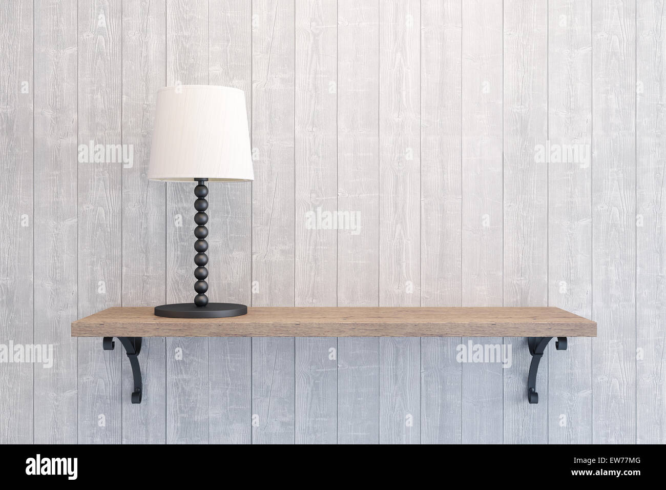 Empty shelf on brown hi-res stock photography and images - Alamy