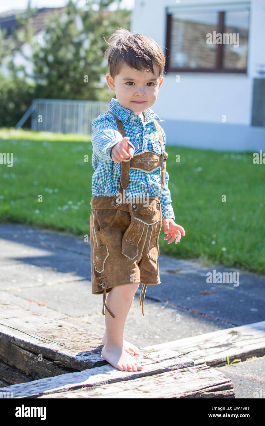 boy in leather pants