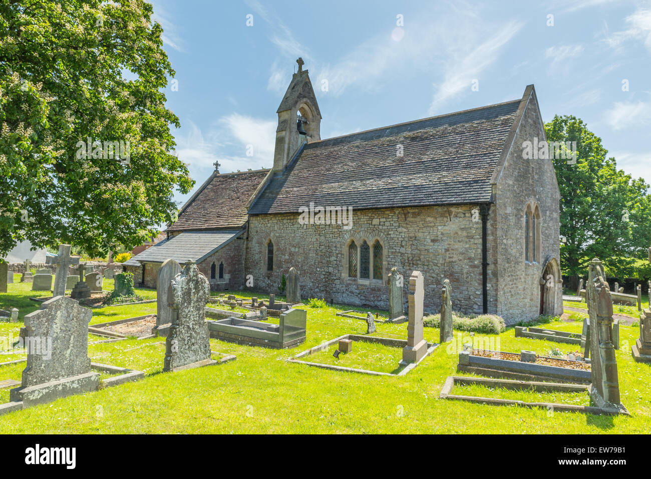 Undy Church. Stock Photo