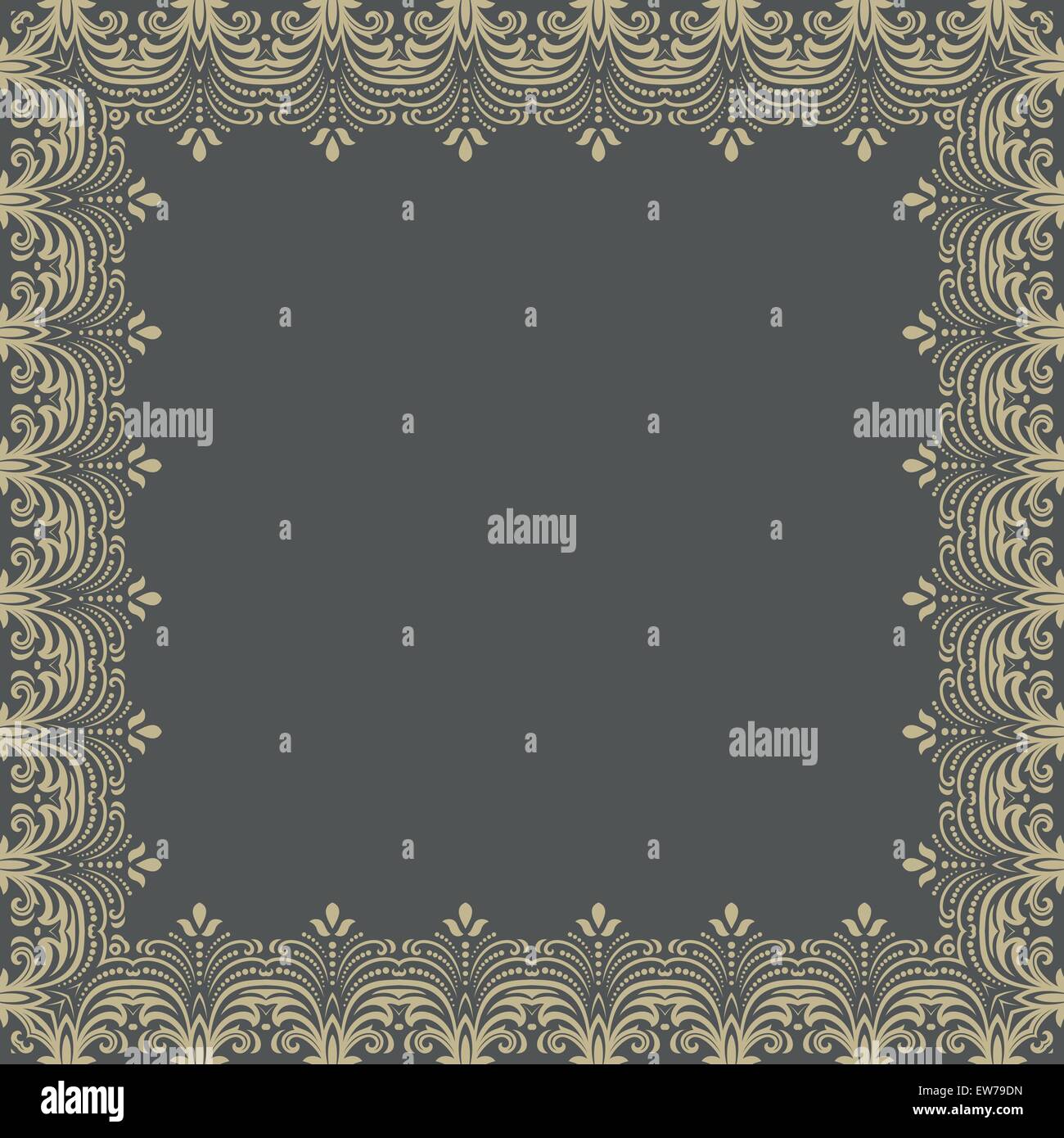 Floral Vector Fine Frame Stock Vector Image & Art - Alamy