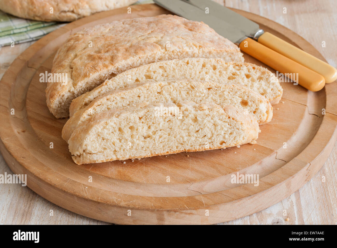 Damper or Fadge a traditional no yeast quick bread often called