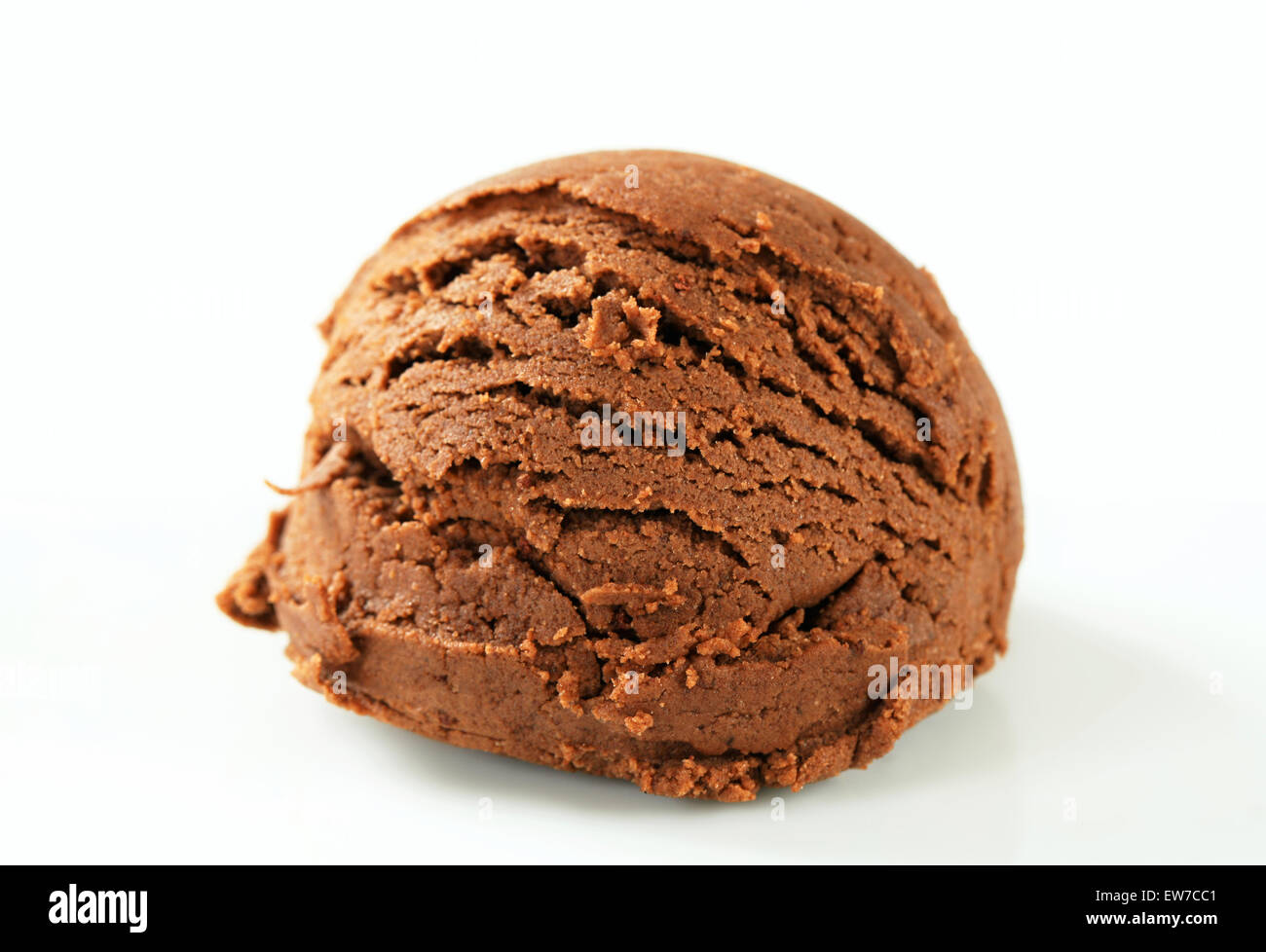 Scoop of chocolate ice cream Stock Photo - Alamy