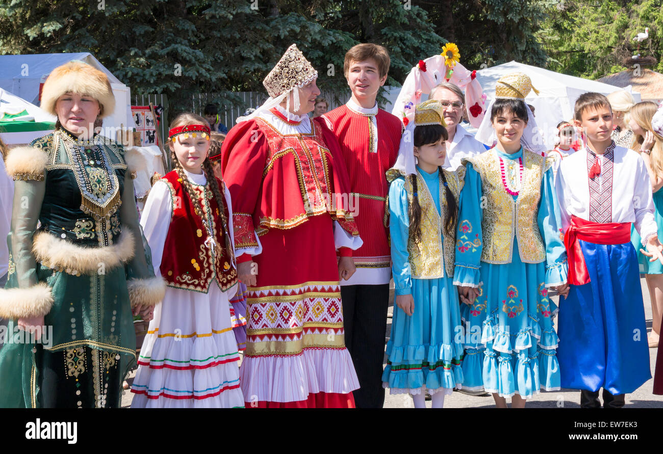 People Displaying Traditional Russian Dress During The Russia Day People Displaying Traditional Russian Dress During The Russia Day