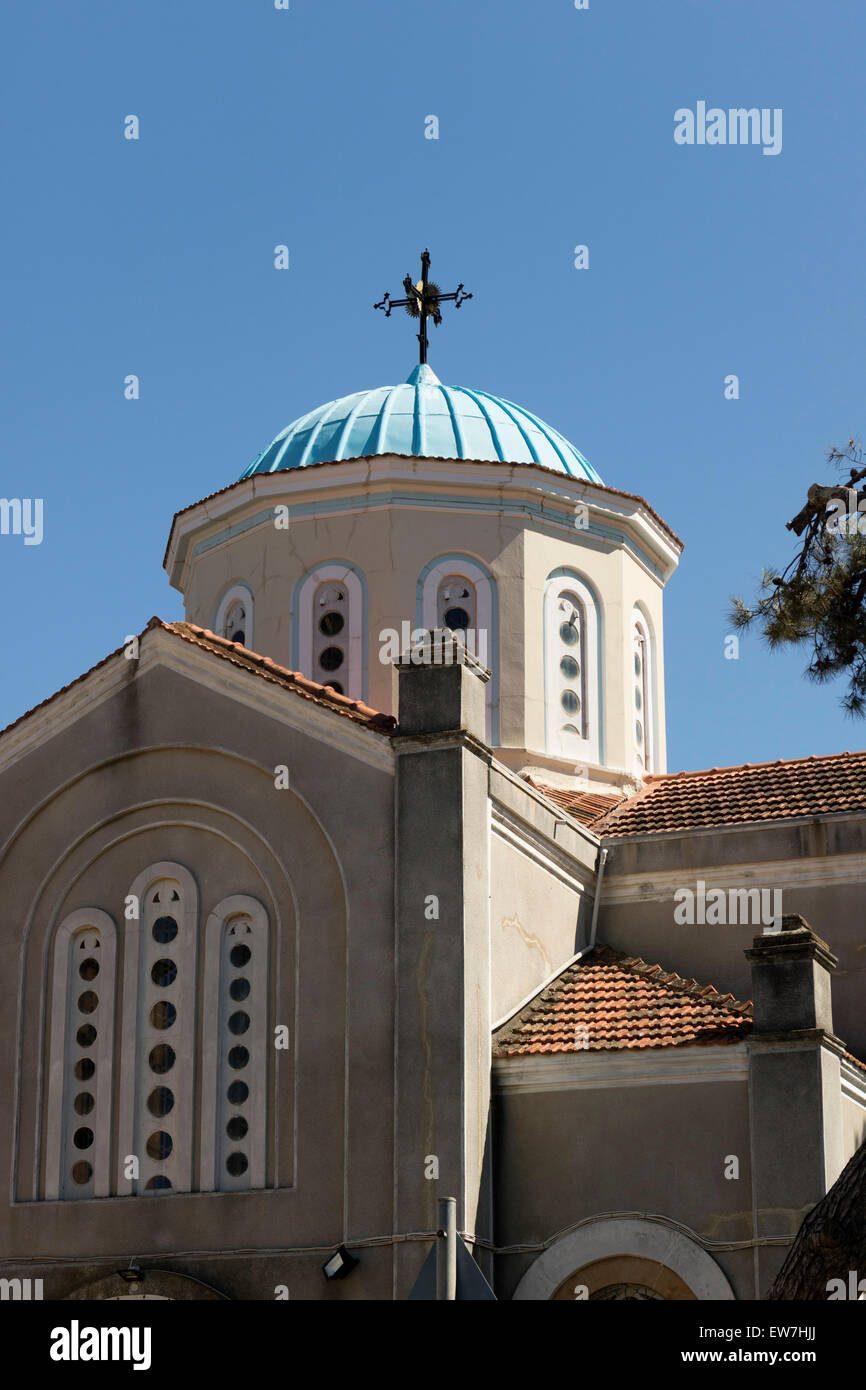 Church in the city of Chios on the isle of Chios, Greece Stock Photo