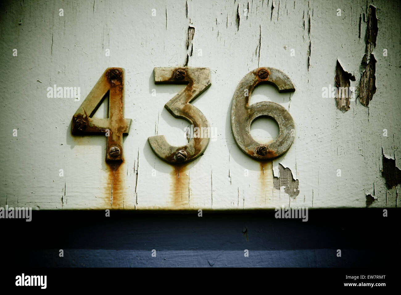 436 metal numbers Stock Photo - Alamy