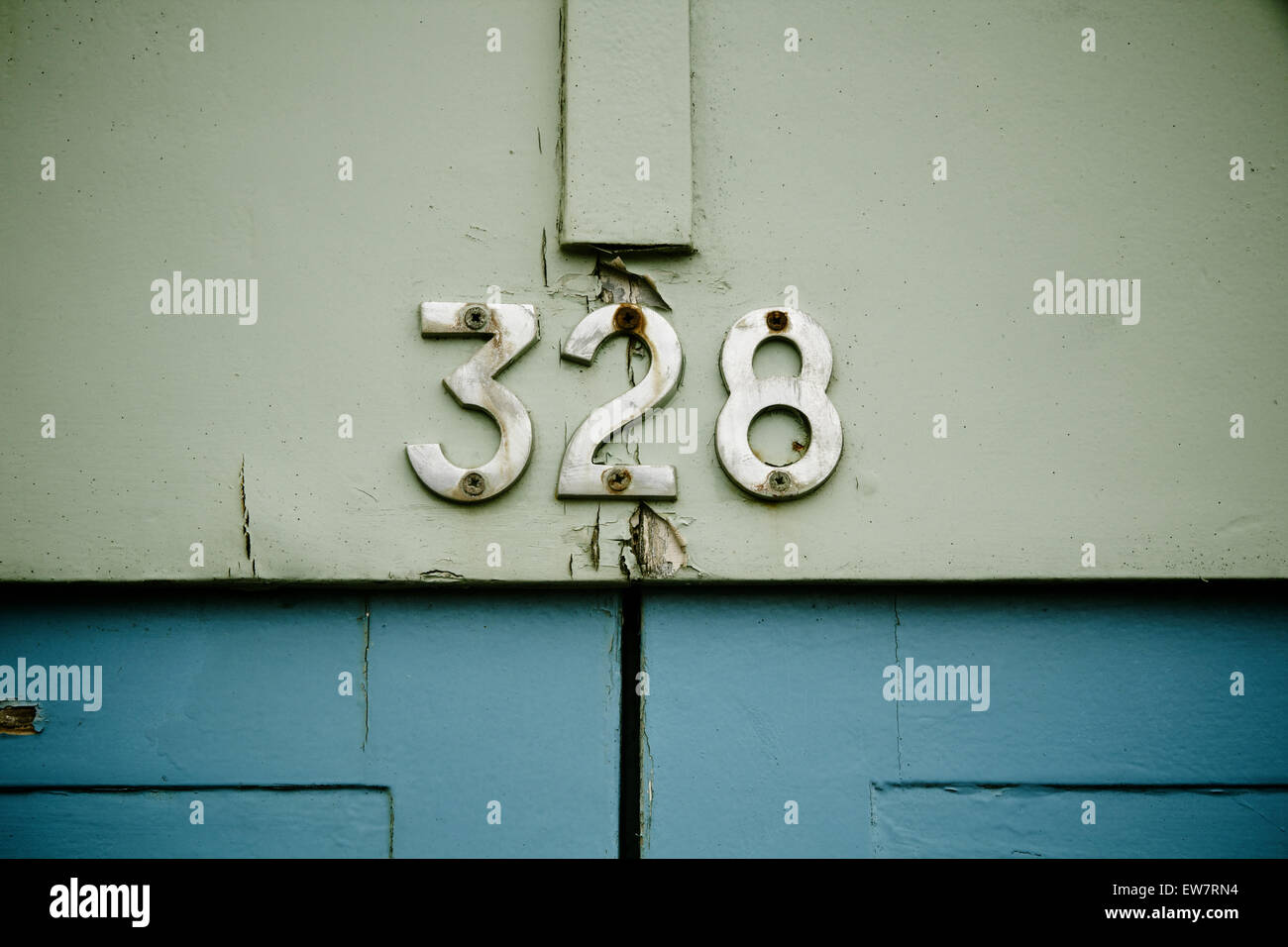 Metal number 328 Stock Photo Alamy