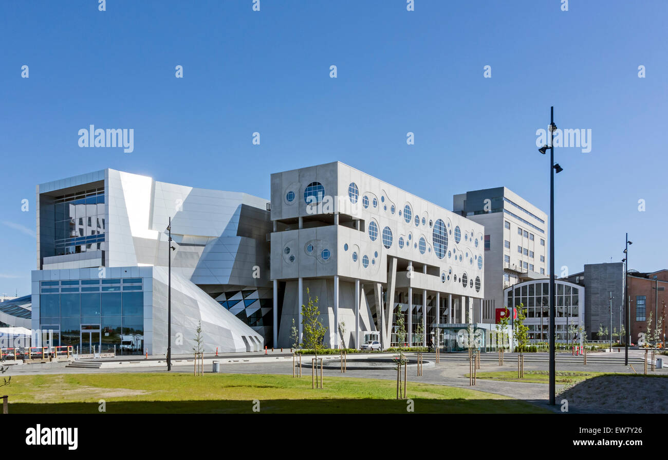 Musikkens Hus House Of Music In Aalborg Denmark Viewed From The Front musikkens-hus-house-of-music-in-aalborg-denmark-viewed-from-the-front
