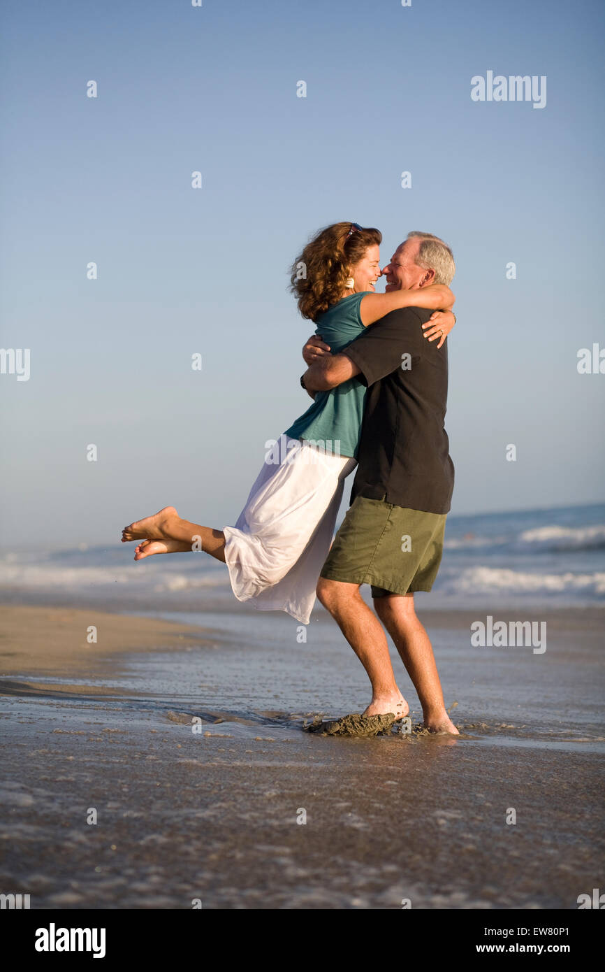 happy couple enjoys life together Stock Photo