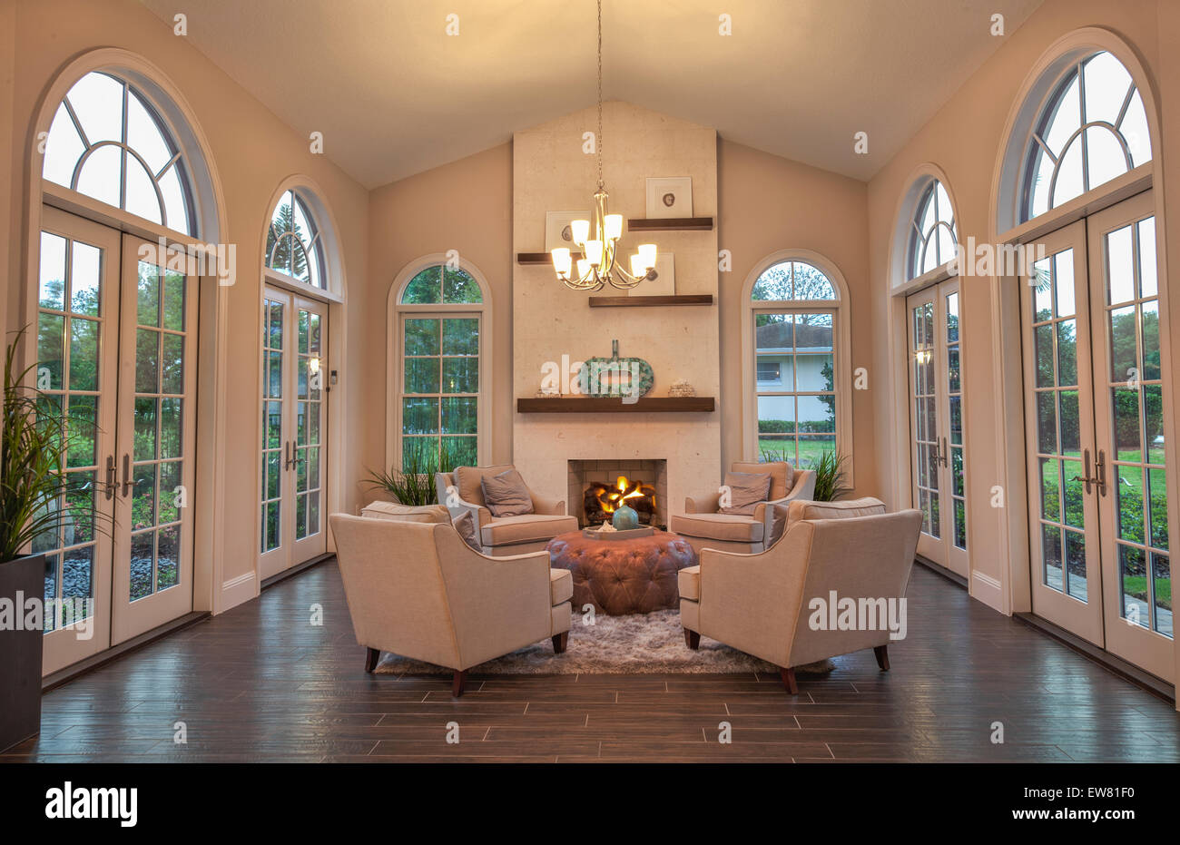 Beautiful home in Bay Hill, Windermere Florida Stock Photo