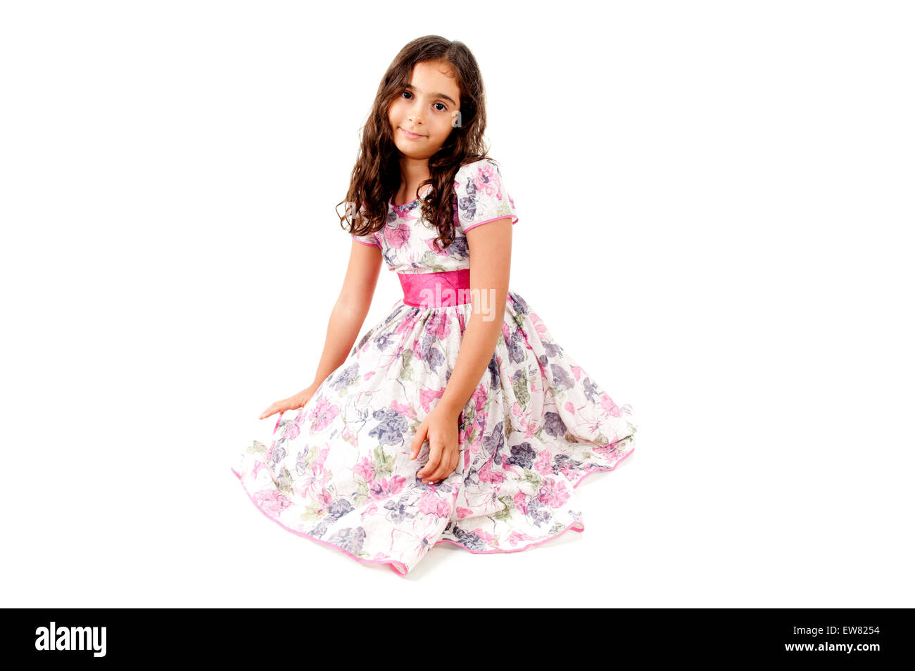 Portrait of a cute child over white Stock Photo - Alamy
