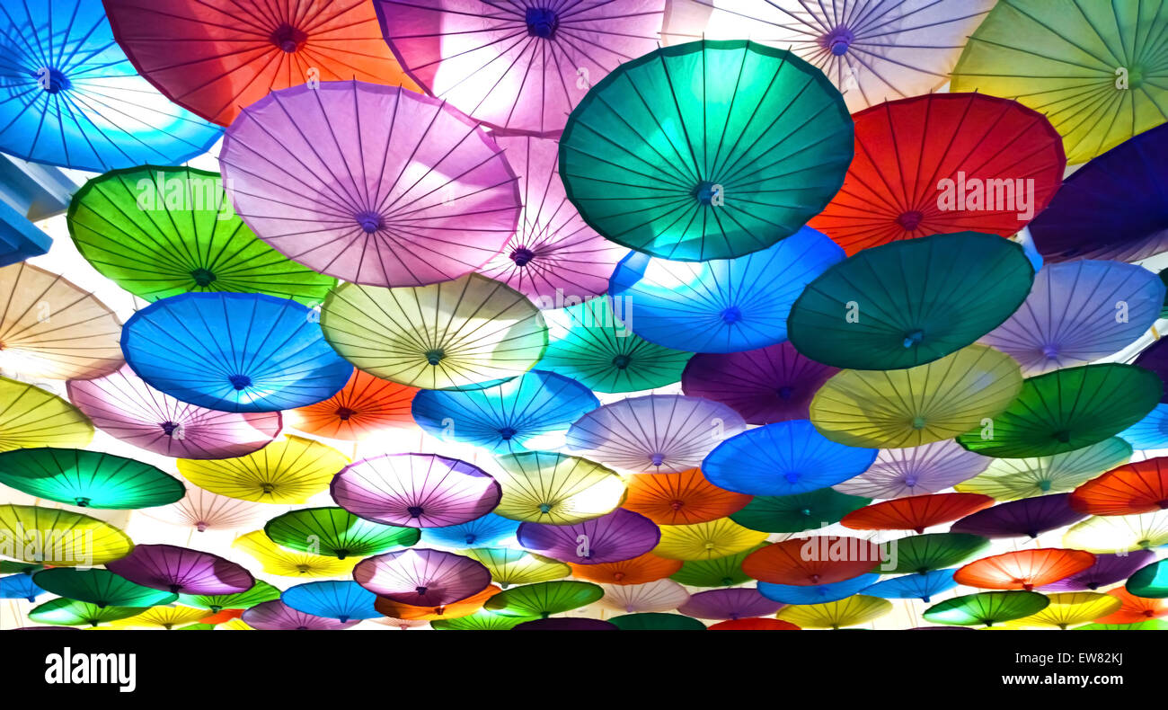 Umbrellas at ceiling hires stock photography and images Alamy