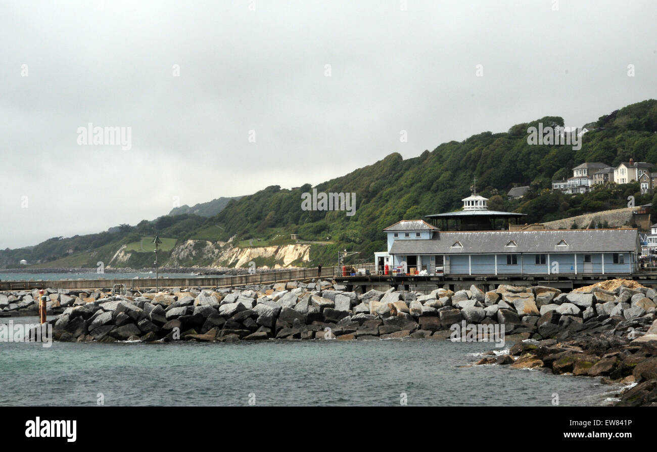The harbour and Haven Fishery at Ventnor on the Isle of Wight, Pic Mike Walker, Mike Walker Pictures Stock Photo