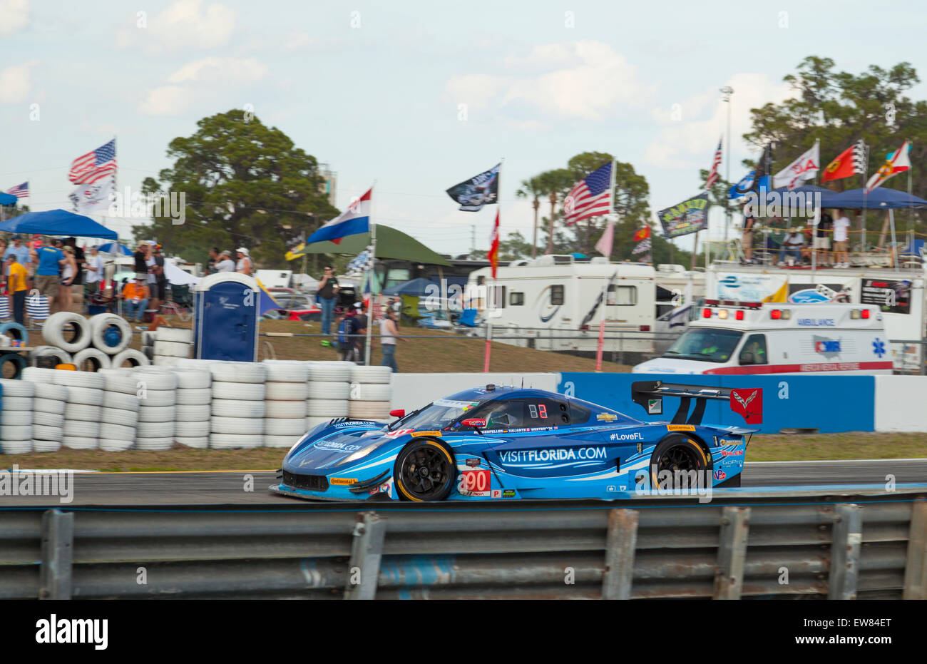 12 Hours of Sebring Car race in Sebring Florida Stock Photo 84387040