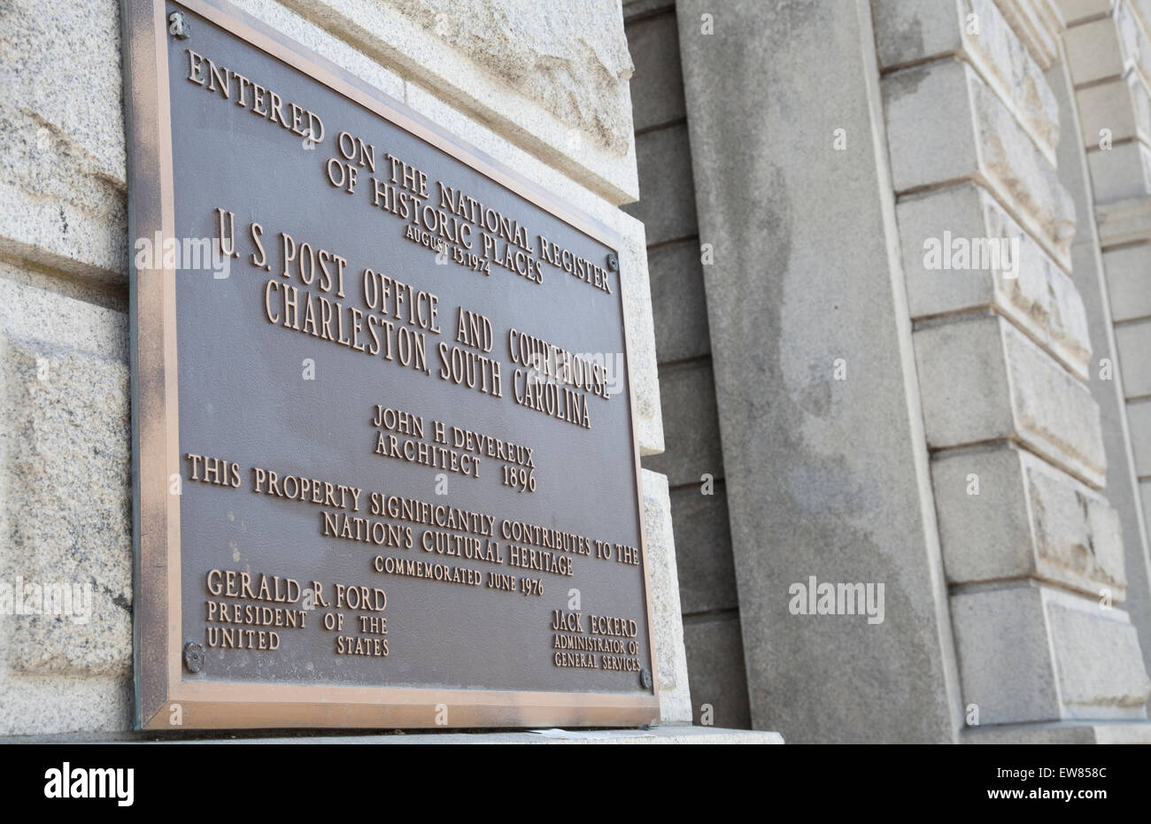 US Post office and Courthouse in Charleston, South Carolina USA Stock
