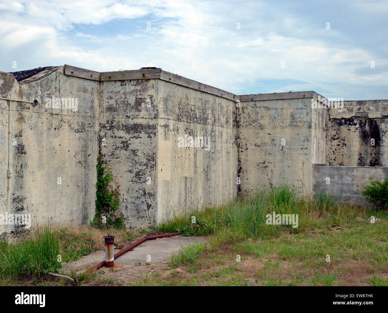 Battery Herring Concrete Military Bunker Stock Photo Alamy