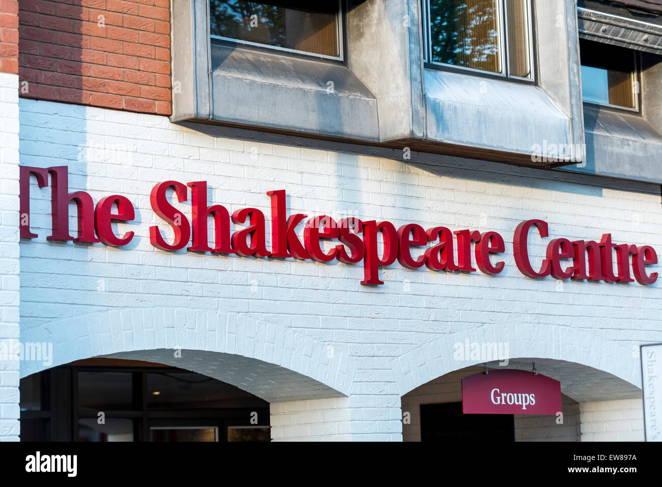 The Shakespeare Centre is the home of the Shakespeare Birthplace Trust in Stratford upon Avon, UK Stock Photo
