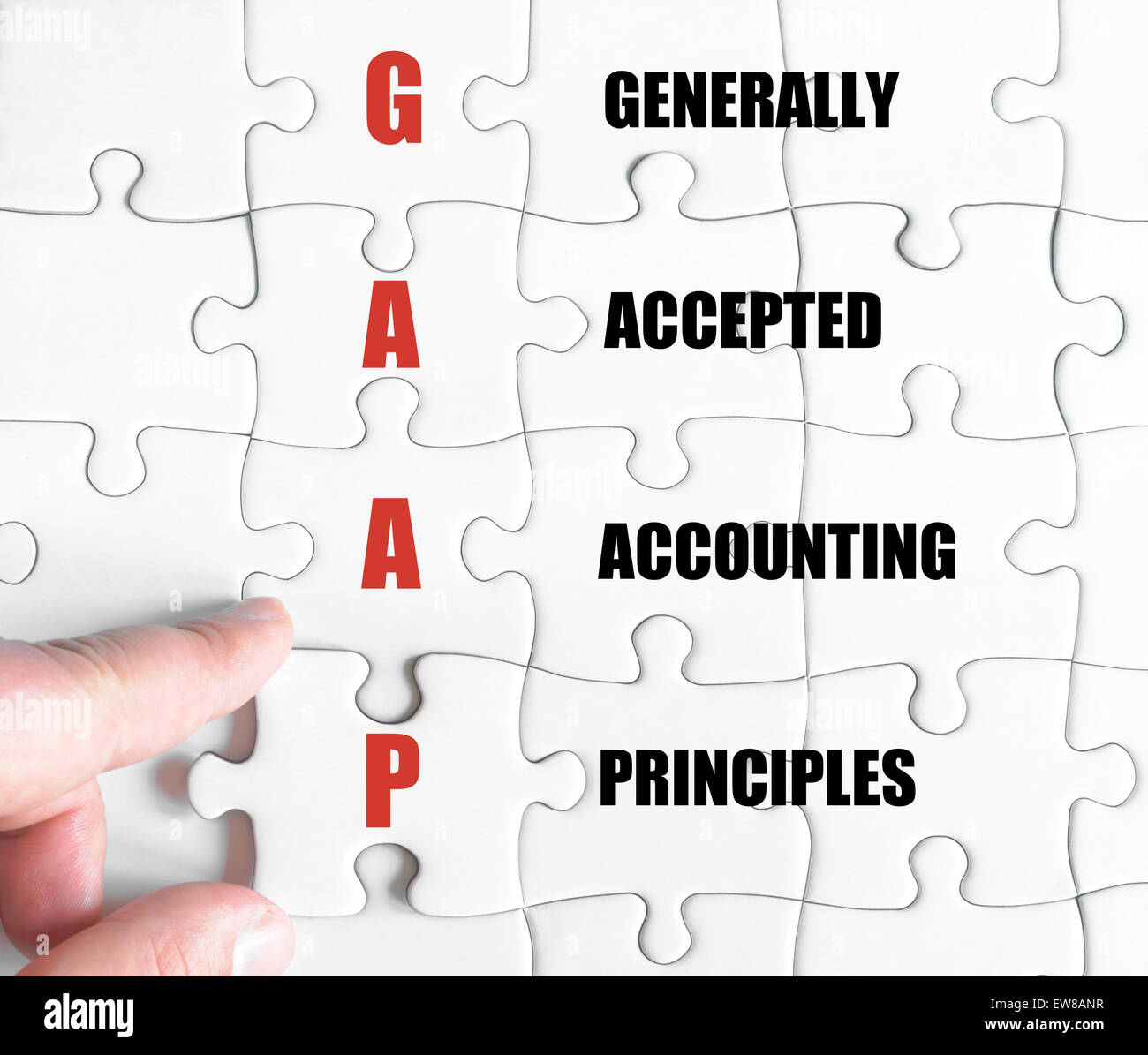 Concept image of Business Acronym GAAP as Generally Accepted Accounting