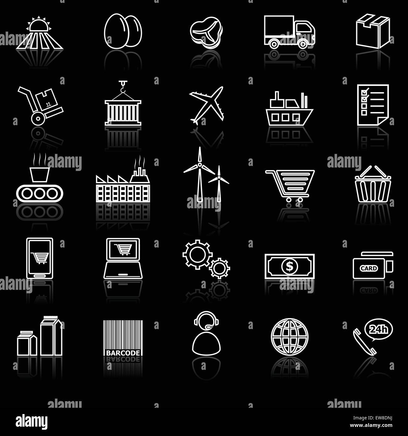 Supply chain Black and White Stock Photos & Images - Alamy