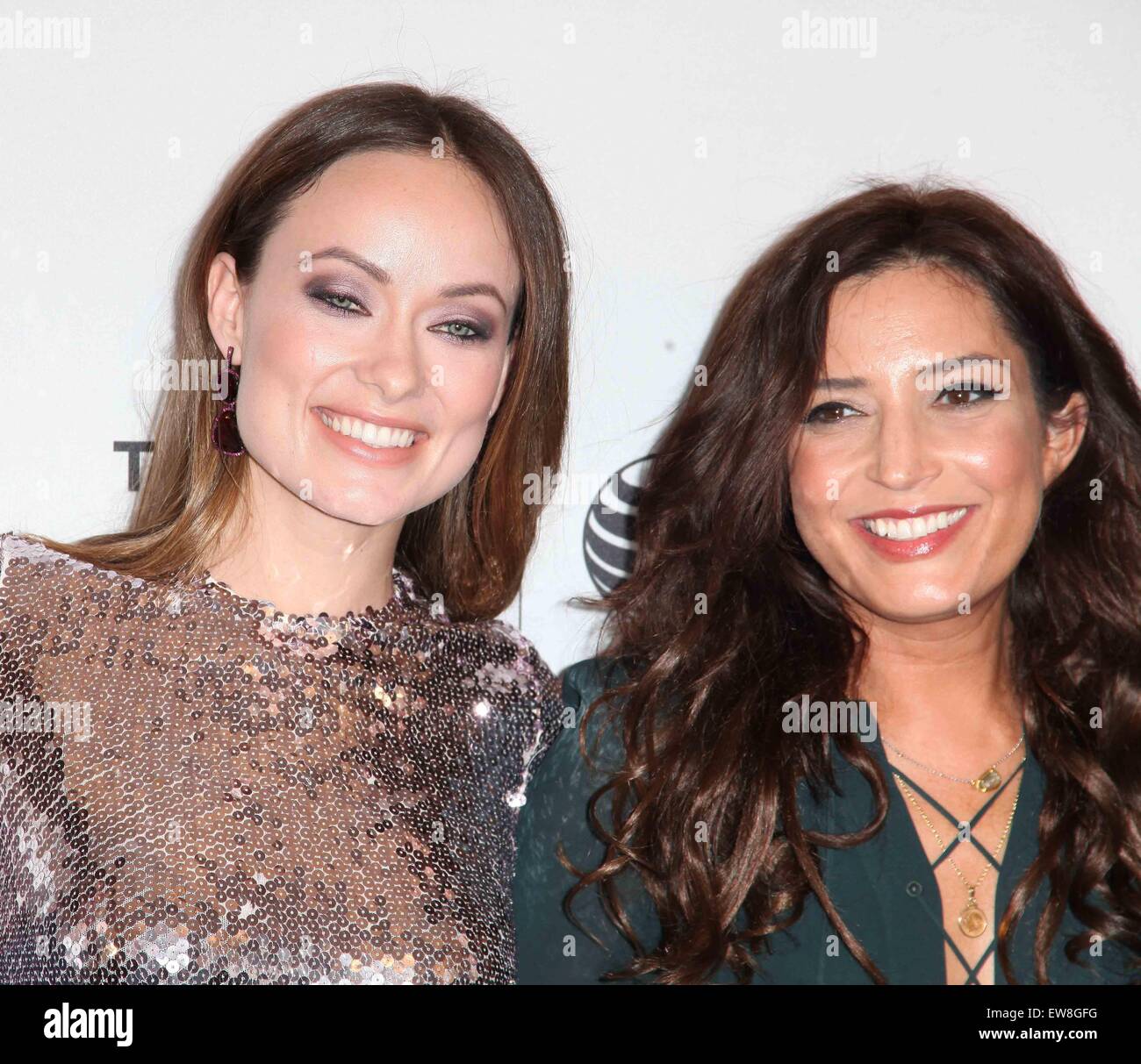 Tribeca Film Festival 2015 - 'Meadowland' - Screening  Featuring: Olivia Wilde, Reed Morano Where: New York, United States When: 18 Apr 2015 Stock Photo