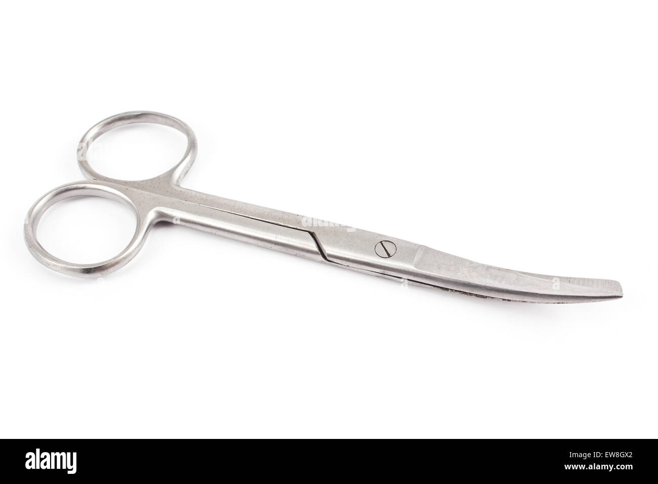 Nail scissors isolated on  white Stock Photo