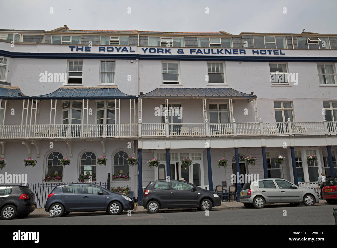 The Royal York & Faulkner Hotel in Sidmouth Devon Stock Photo