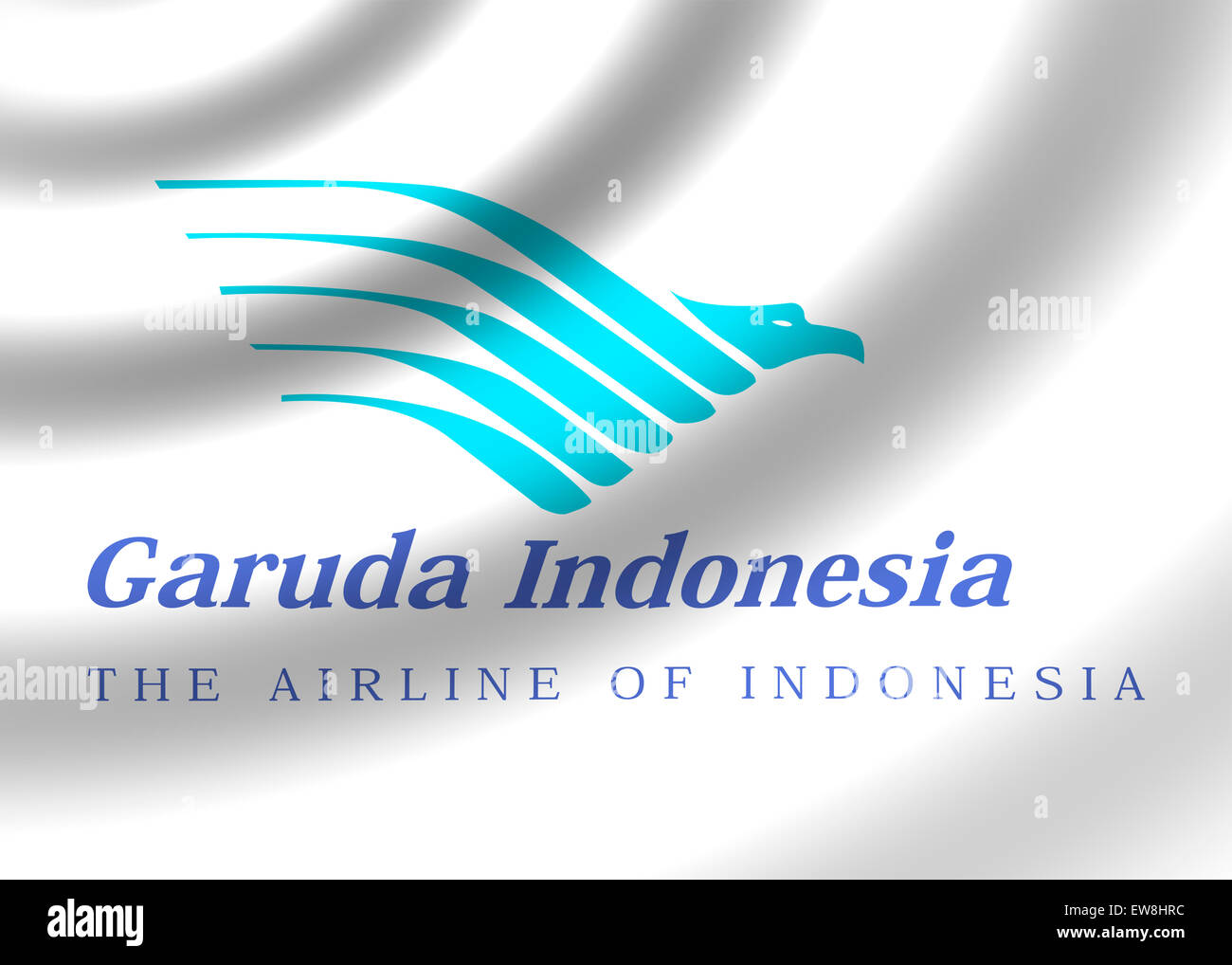 Garuda Indonesia Airlines Logo Icon Flag Emblem Sign Symbol Stock