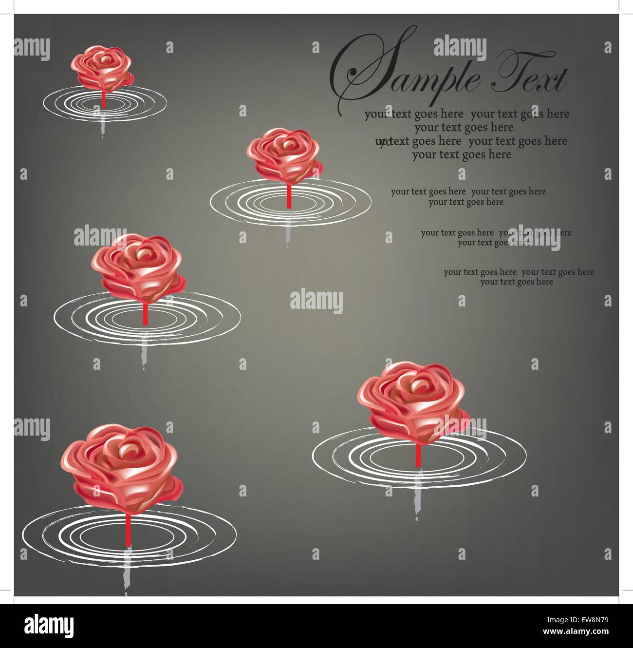 Background with spring floral Stock Vector Image & Art - Alamy