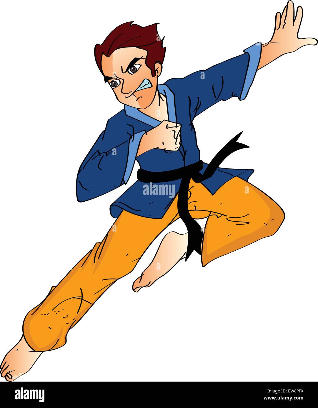 Martial arts anime hi-res stock photography and images - Alamy